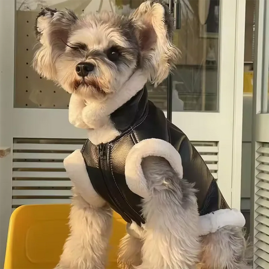 PARKA ESTILO CUERO ABRIGADORA 🐾😻🐾🐶
